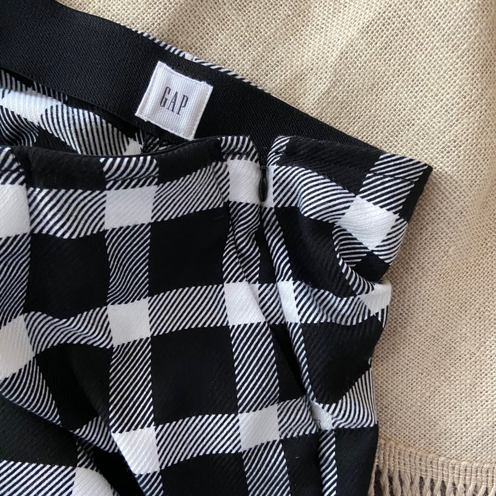 Gap Flare Crop Checkered Dress Pants - Picture 7 of 7